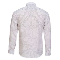 American Samoa White Sunday Family Matching Short Sleeve Bodycon Dress and Hawaiian Shirt Lotu Tamaiti Plumeria With Samoan Pattern