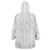 American Samoa White Sunday Wearable Blanket Hoodie Lotu Tamaiti Plumeria With Samoan Pattern