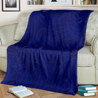 Blue Polynesia Blanket Polynesian Pattern Mix Plumeria LT14 - Polynesian Pride