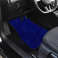 Blue Polynesia Car Mats Polynesian Pattern Mix Plumeria LT14 - Polynesian Pride