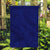 Blue Polynesia Garden Flag Polynesian Pattern Mix Plumeria