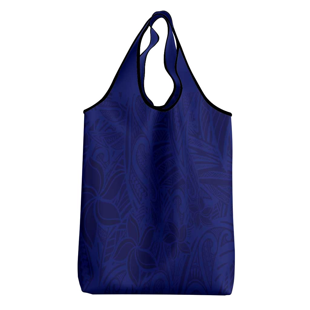 Blue Polynesia Grocery Bag Polynesian Pattern Mix Plumeria LT14 - Polynesian Pride