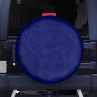 Blue Polynesia Spare Tire Cover Polynesian Pattern Mix Plumeria LT14 - Polynesian Pride