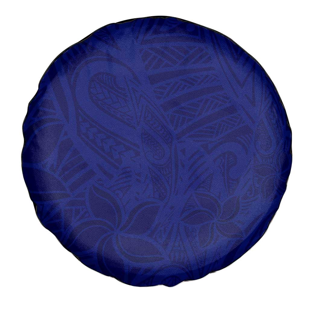 Blue Polynesia Spare Tire Cover Polynesian Pattern Mix Plumeria LT14 - Polynesian Pride