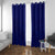 Blue Polynesia Window Curtain Polynesian Pattern Mix Plumeria