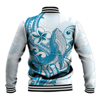 Blue Hawaii Humpback Whale Baseball Jacket Polynesian Tribal Ocean Vibes LT14 - Polynesian Pride