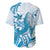 Blue Hawaii Humpback Whale Baseball Jersey Polynesian Tribal Ocean Vibes