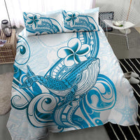 Blue Hawaii Humpback Whale Bedding Set Polynesian Tribal Ocean Vibes LT14 - Polynesian Pride