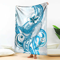 Blue Hawaii Humpback Whale Blanket Polynesian Tribal Ocean Vibes LT14 - Polynesian Pride