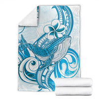 Blue Hawaii Humpback Whale Blanket Polynesian Tribal Ocean Vibes LT14 - Polynesian Pride