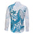 Blue Hawaii Humpback Whale Family Matching Mermaid Dress and Hawaiian Shirt Polynesian Tribal Ocean Vibes