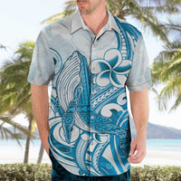 Blue Hawaii Humpback Whale Hawaiian Shirt Polynesian Tribal Ocean Vibes LT14 - Polynesian Pride