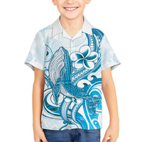 Blue Hawaii Humpback Whale Hawaiian Shirt Polynesian Tribal Ocean Vibes LT14 - Polynesian Pride