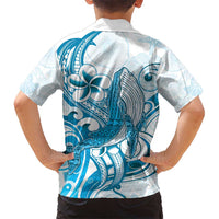 Blue Hawaii Humpback Whale Hawaiian Shirt Polynesian Tribal Ocean Vibes LT14 - Polynesian Pride