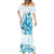 Blue Hawaii Humpback Whale Mermaid Dress Polynesian Tribal Ocean Vibes