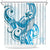 Blue Hawaii Humpback Whale Shower Curtain Polynesian Tribal Ocean Vibes