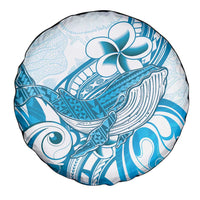 Blue Hawaii Humpback Whale Spare Tire Cover Polynesian Tribal Ocean Vibes LT14 - Polynesian Pride
