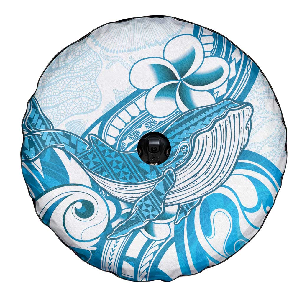 Blue Hawaii Humpback Whale Spare Tire Cover Polynesian Tribal Ocean Vibes LT14 - Polynesian Pride