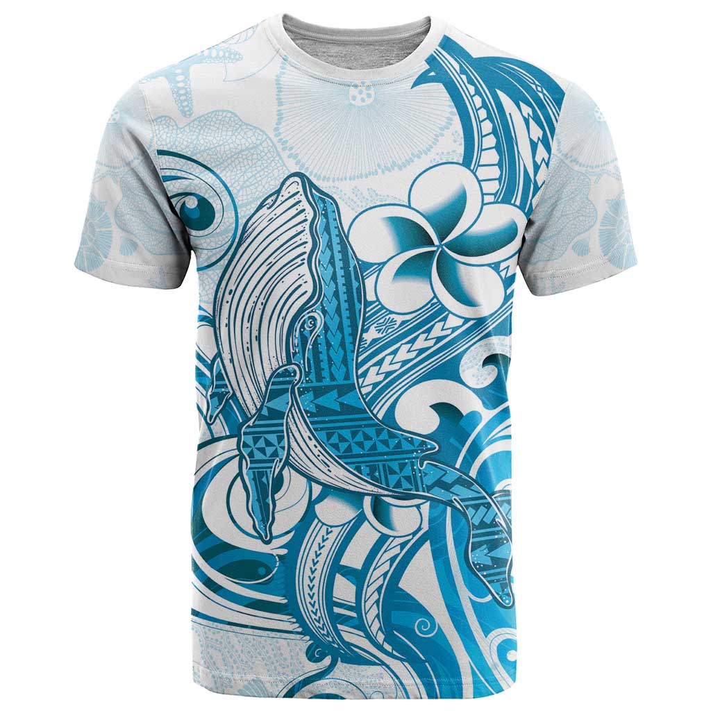 Blue Hawaii Humpback Whale T Shirt Polynesian Tribal Ocean Vibes