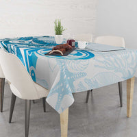 Blue Hawaii Humpback Whale Tablecloth Polynesian Tribal Ocean Vibes LT14 - Polynesian Pride