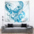 Blue Hawaii Humpback Whale Tapestry Polynesian Tribal Ocean Vibes