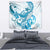 Blue Hawaii Humpback Whale Tapestry Polynesian Tribal Ocean Vibes