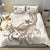 Brown Hawaii Humpback Whale Bedding Set Polynesian Tribal Ocean Vibes