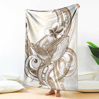 Brown Hawaii Humpback Whale Blanket Polynesian Tribal Ocean Vibes LT14 - Polynesian Pride