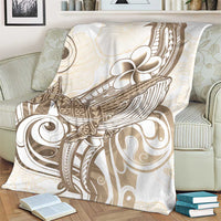 Brown Hawaii Humpback Whale Blanket Polynesian Tribal Ocean Vibes LT14 - Polynesian Pride