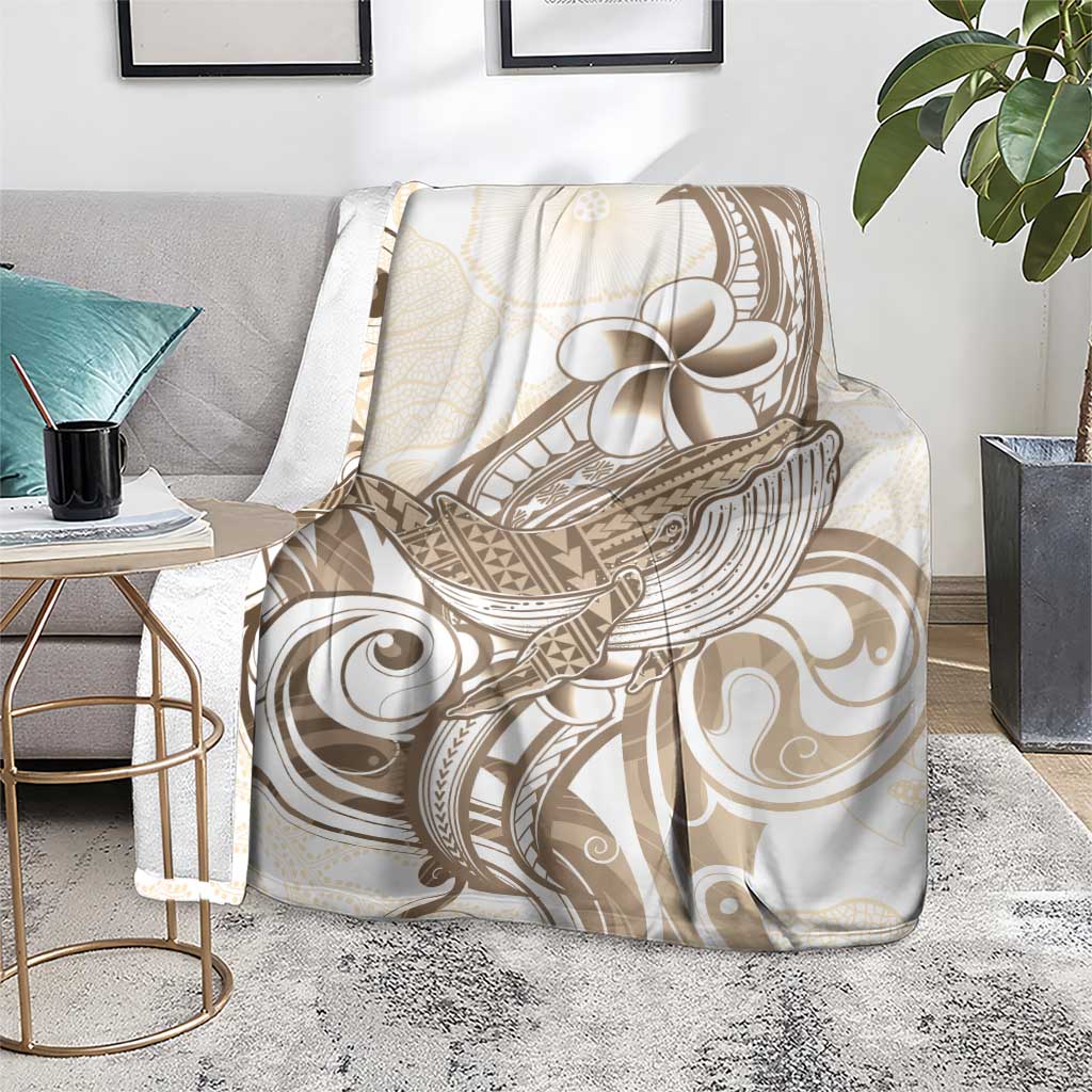 Brown Hawaii Humpback Whale Blanket Polynesian Tribal Ocean Vibes LT14 - Polynesian Pride