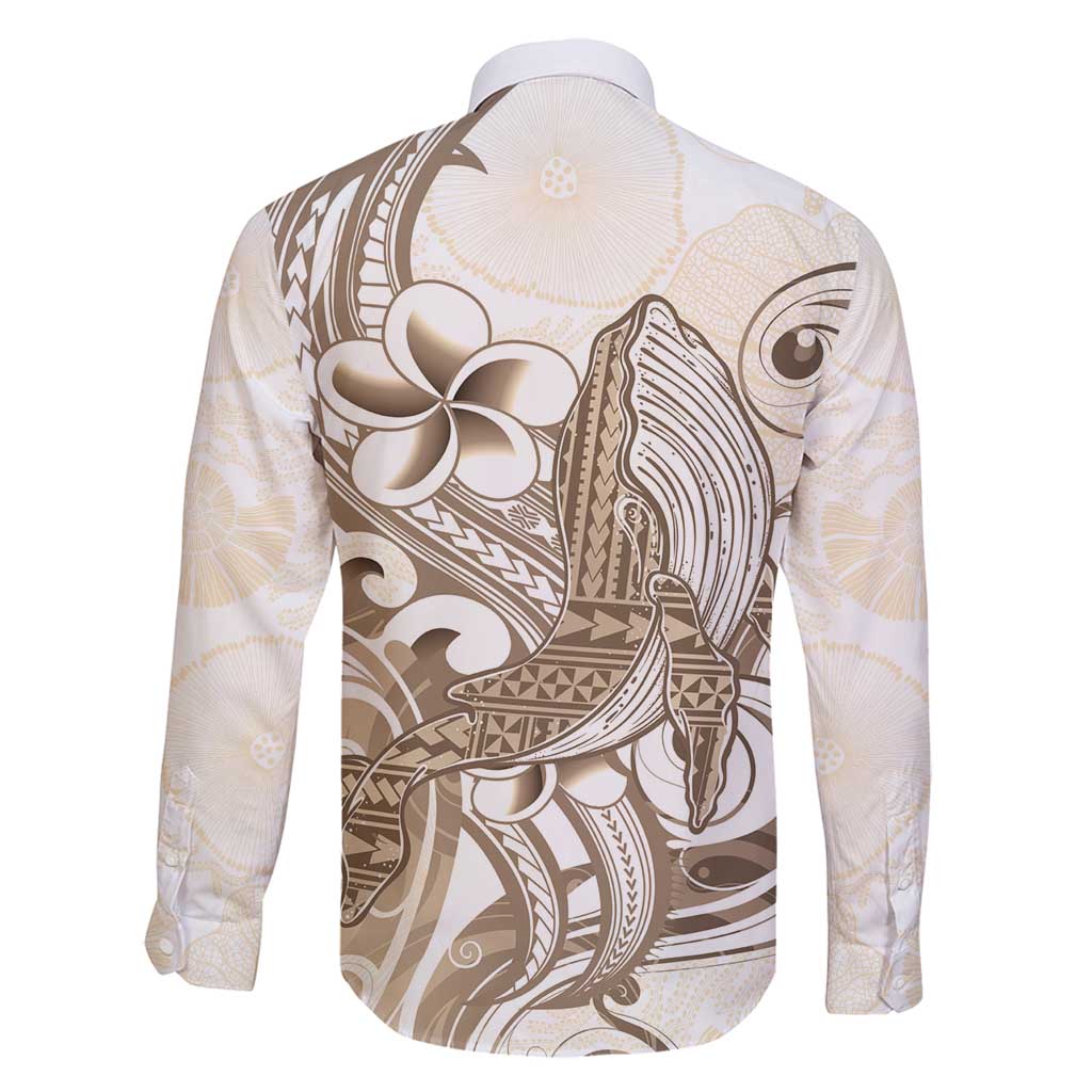 Brown Hawaii Humpback Whale Family Matching Tank Maxi Dress and Hawaiian Shirt Polynesian Tribal Ocean Vibes