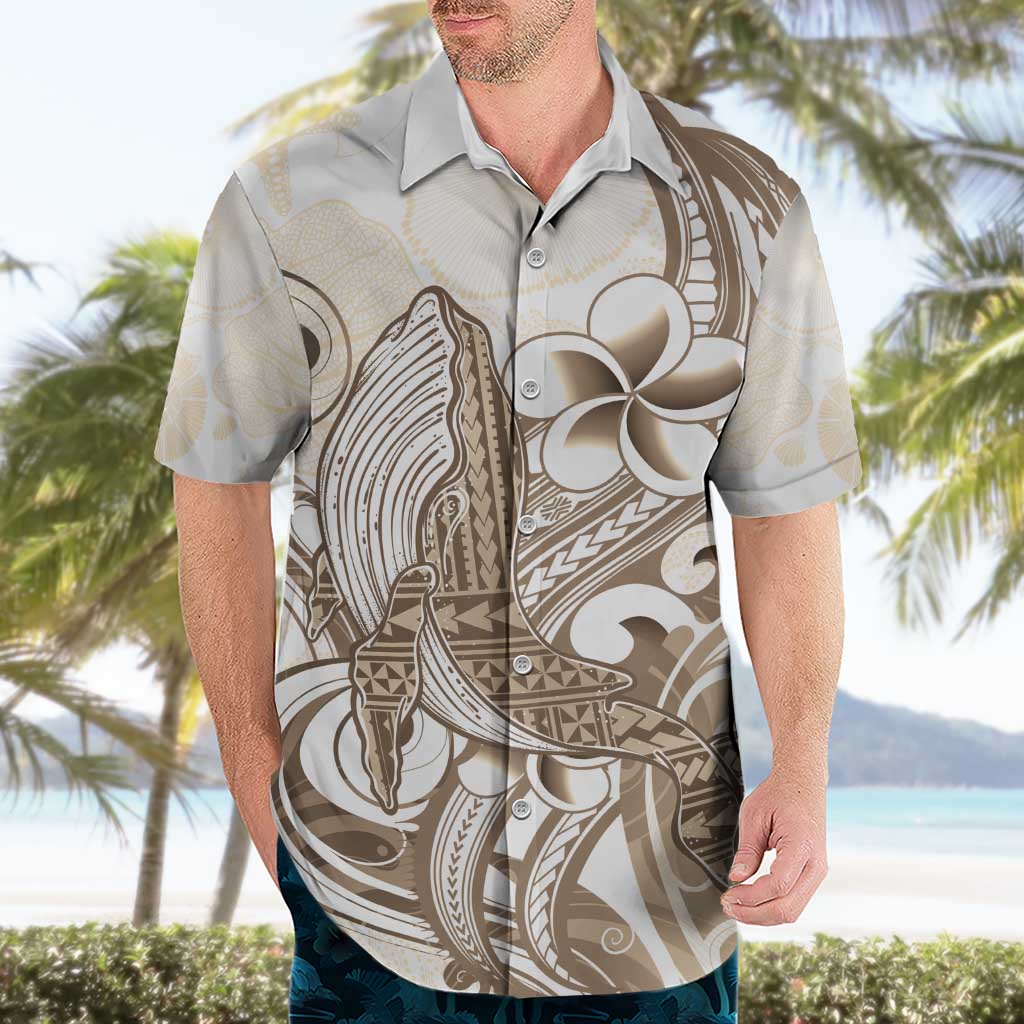 Brown Hawaii Humpback Whale Hawaiian Shirt Polynesian Tribal Ocean Vibes LT14 - Polynesian Pride