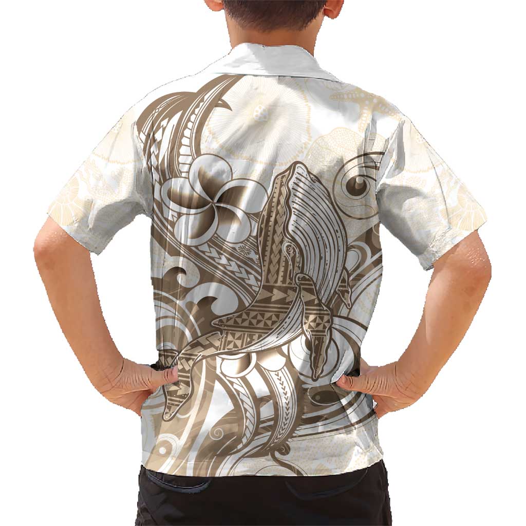 Brown Hawaii Humpback Whale Hawaiian Shirt Polynesian Tribal Ocean Vibes LT14 - Polynesian Pride