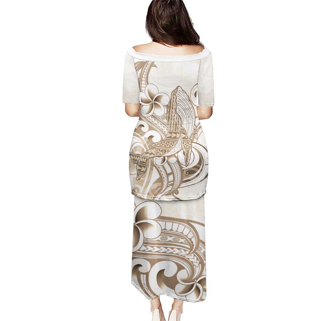 Brown Hawaii Humpback Whale Puletasi Polynesian Tribal Ocean Vibes LT14 - Polynesian Pride