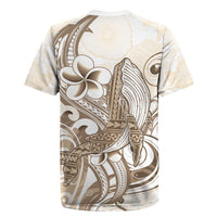 Brown Hawaii Humpback Whale Rugby Jersey Polynesian Tribal Ocean Vibes LT14 - Polynesian Pride