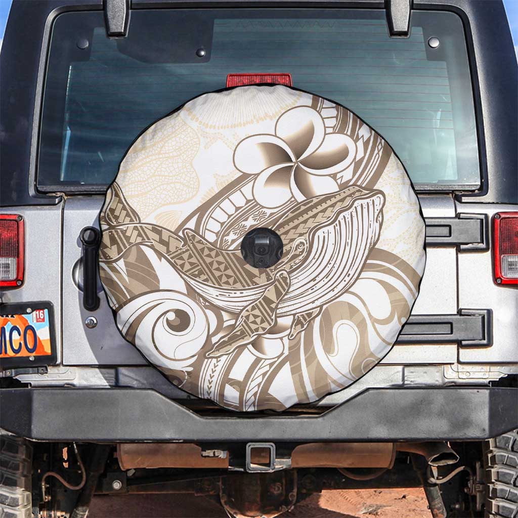 Brown Hawaii Humpback Whale Spare Tire Cover Polynesian Tribal Ocean Vibes LT14 Brown - Polynesian Pride