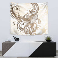 Brown Hawaii Humpback Whale Tapestry Polynesian Tribal Ocean Vibes