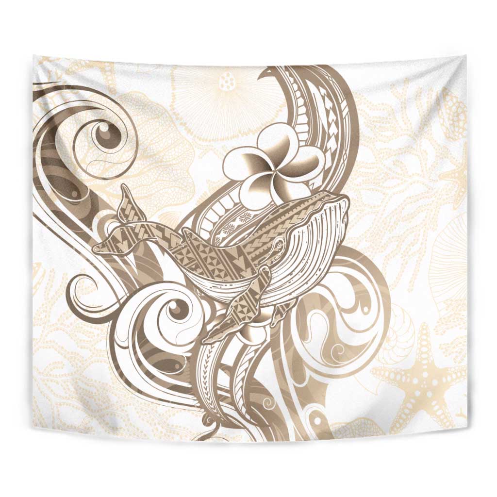 Brown Hawaii Humpback Whale Tapestry Polynesian Tribal Ocean Vibes