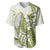 Lime Green Hawaii Baseball Jersey Humpback Whale Tattoo Polynesian Tribal Ocean Vibes