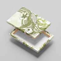Lime Green Hawaii Canvas Wall Art Humpback Whale Tattoo Polynesian Tribal Ocean Vibes LT14 - Polynesian Pride