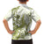 Lime Green Hawaii Family Matching Short Sleeve Bodycon Dress and Hawaiian Shirt Humpback Whale Tattoo Polynesian Tribal Ocean Vibes