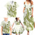 Lime Green Hawaii Family Matching Summer Maxi Dress and Hawaiian Shirt Humpback Whale Tattoo Polynesian Tribal Ocean Vibes