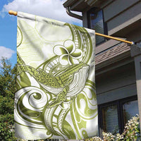 Lime Green Hawaii Garden Flag Humpback Whale Tattoo Polynesian Tribal Ocean Vibes LT14 - Polynesian Pride