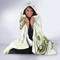 Lime Green Hawaii Hooded Blanket Humpback Whale Tattoo Polynesian Tribal Ocean Vibes LT14 - Polynesian Pride