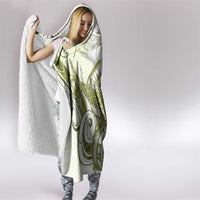 Lime Green Hawaii Hooded Blanket Humpback Whale Tattoo Polynesian Tribal Ocean Vibes LT14 - Polynesian Pride