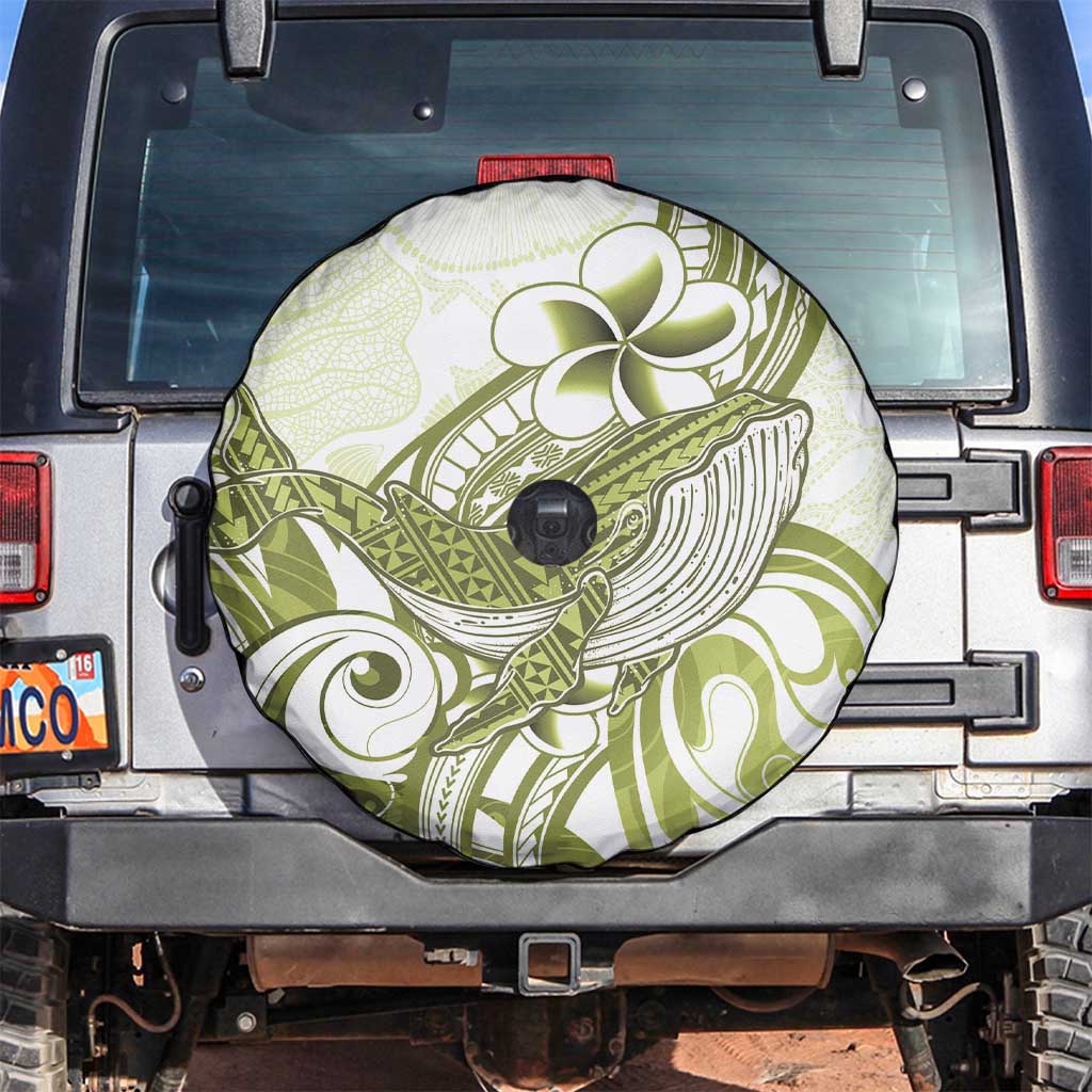 Lime Green Hawaii Spare Tire Cover Humpback Whale Tattoo Polynesian Tribal Ocean Vibes