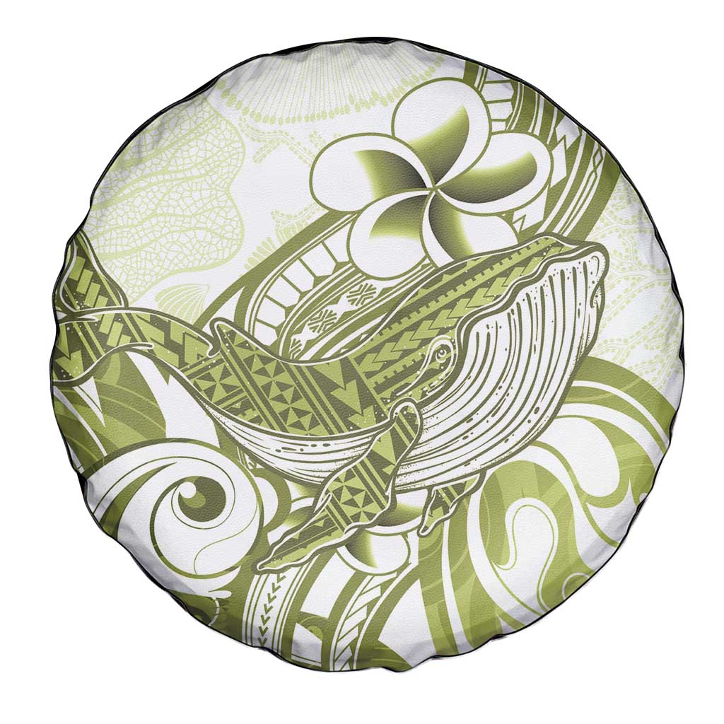Lime Green Hawaii Spare Tire Cover Humpback Whale Tattoo Polynesian Tribal Ocean Vibes LT14 - Polynesian Pride