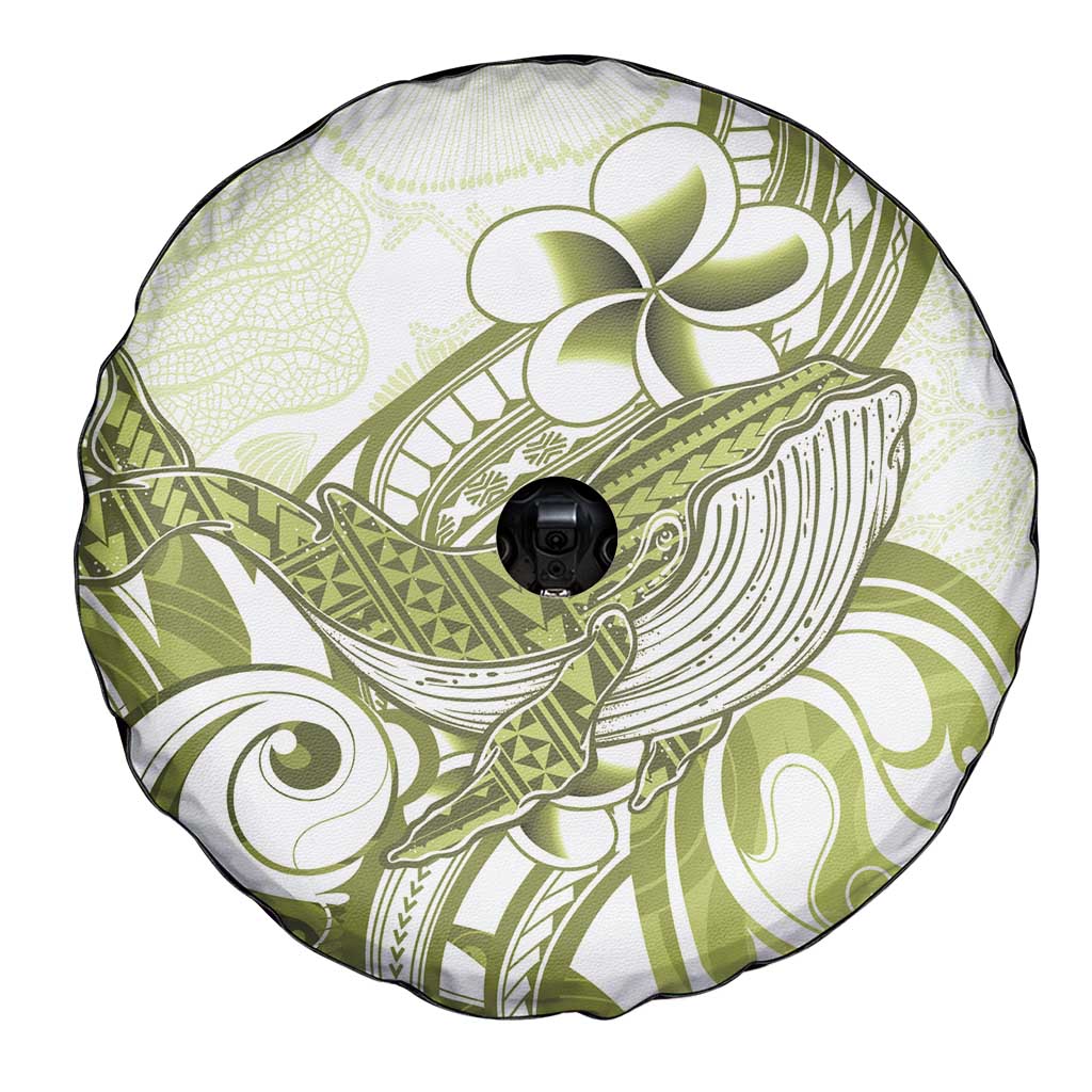 Lime Green Hawaii Spare Tire Cover Humpback Whale Tattoo Polynesian Tribal Ocean Vibes LT14 - Polynesian Pride