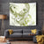 Lime Green Hawaii Tapestry Humpback Whale Tattoo Polynesian Tribal Ocean Vibes