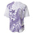 Purple Hawaii Baseball Jersey Humpback Whale Tattoo Polynesian Tribal Ocean Vibes